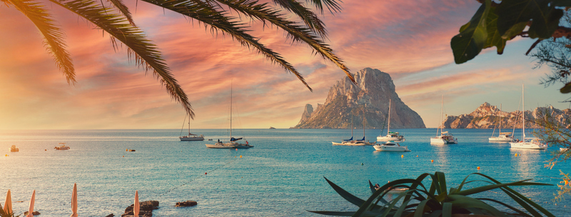 Retire in Europe - Ibiza at sunset