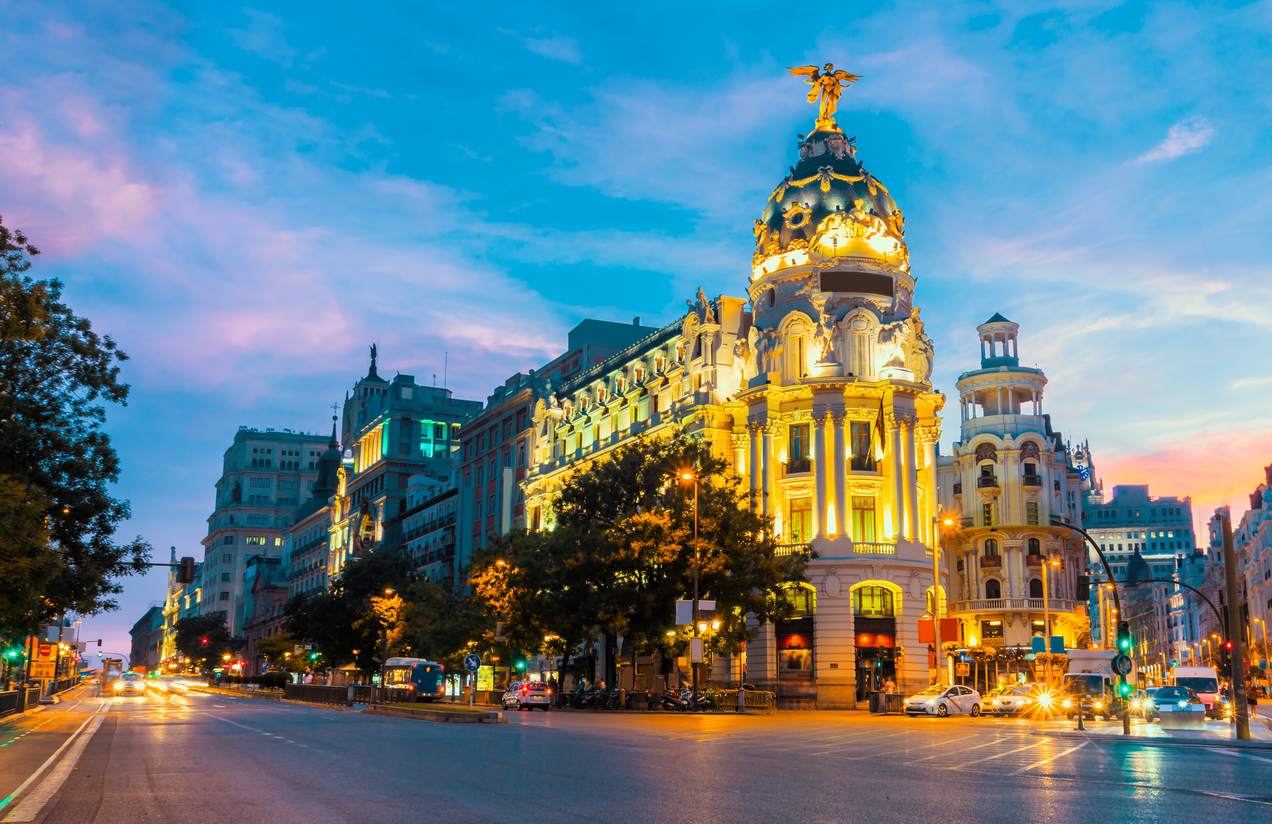 Street scene in Madrid